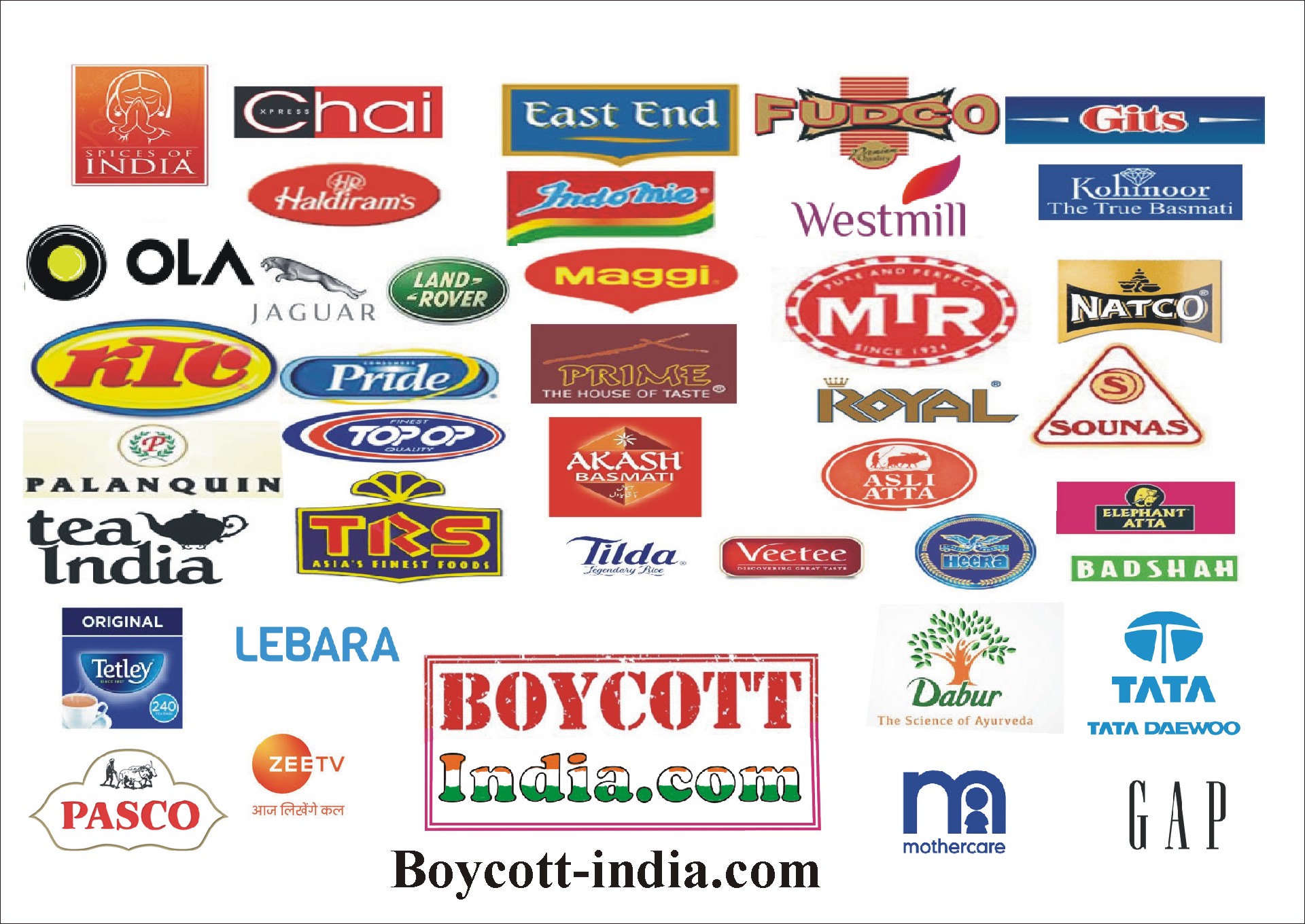 Welcome to Boycott India dot com